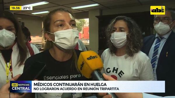 Médicos continuarán en huelga - ABC Noticias - ABC Color