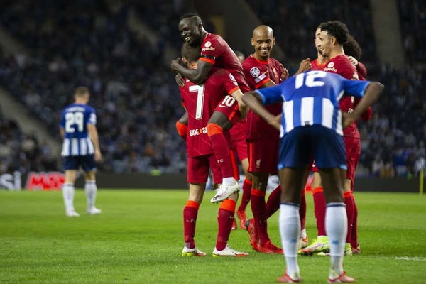 !Sangría red! Liverpool aplasta al Porto 1-5 y se ponen líder del grupo