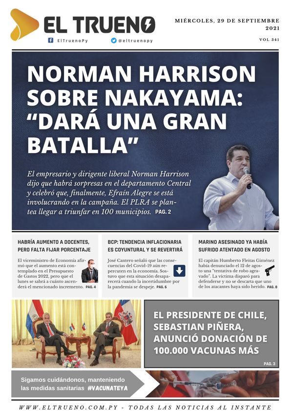 E-paper 29 de septiembre 2021 - El Trueno
