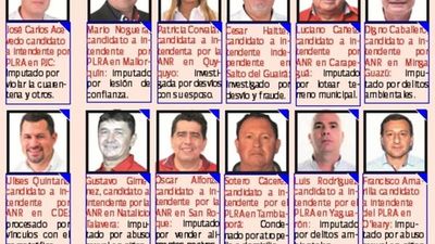 Un montón de candidatos tiene líos con la Justicia