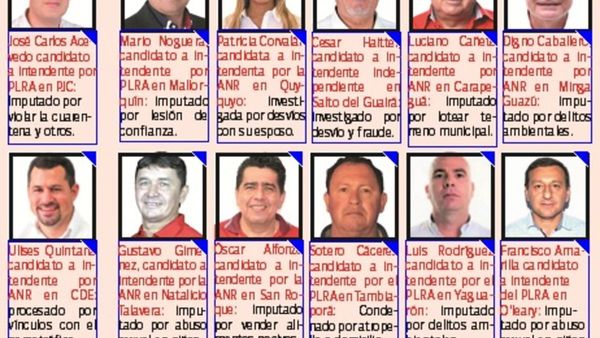 Un montón de candidatos tiene líos con la Justicia