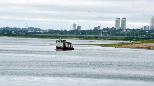 Río Paraguay sigue con su bajante extrema y ya está en -0,71 m