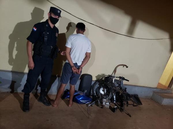 Recuperan partes de motocicleta en Vaquería – Prensa 5