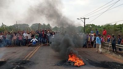 Todo preparado para quemar puente en Curuguaty - Nacionales - ABC Color