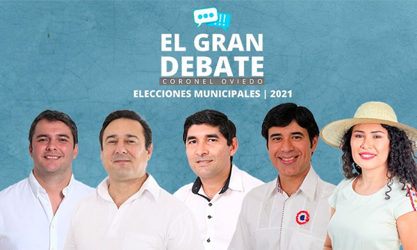 El Gran Debate pondrá cara a cara a los cinco candidatos a intendente de Coronel Oviedo - OviedoPress
