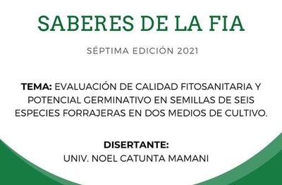 Invitan a la séptima edición de divulgación científica “Saberes de la FIA»