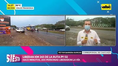 Liberan km 245 de la ruta PY 02 - ABC Noticias - ABC Color