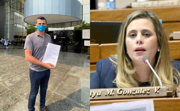 Candidato a concejal presenta pedido de pérdida de investidura de la diputada Kattya González