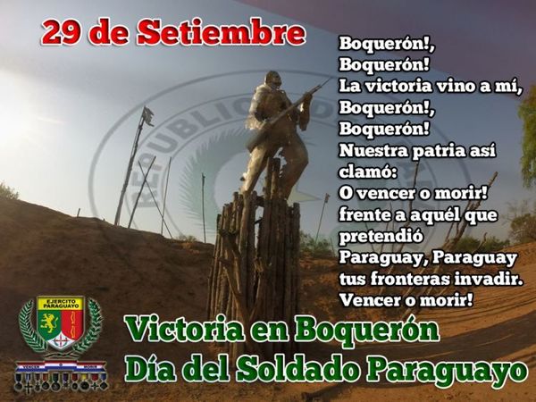 29 de septiembre: Victoria de Boquerón y Día del Soldado Paraguayo