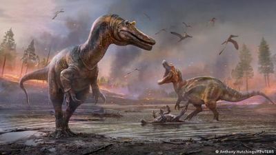Identifican en Inglaterra los restos fósiles de dos temibles dinosaurios antes desconocidos