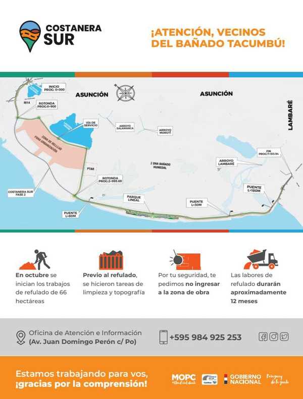 Costanera Sur: vecinos recibirán información sobre medidas de seguridad por refulado - ADN Digital