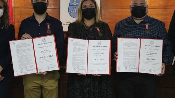 Familia Masulli recibe medalla por acción solidaria en pandemia