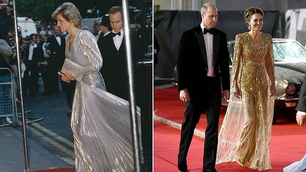 Diana inspiró a Kate para el estreno de Bond