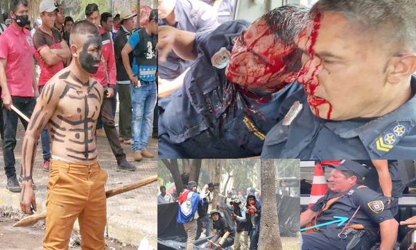 Enfrentamiento entre manifestantes y policías deja heridos, daños contra la propiedad tras criminalización de las invasiones de tierras – Diario TNPRESS