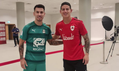 El mensaje de Hernán Pérez a James por su llegada al fútbol de Catar