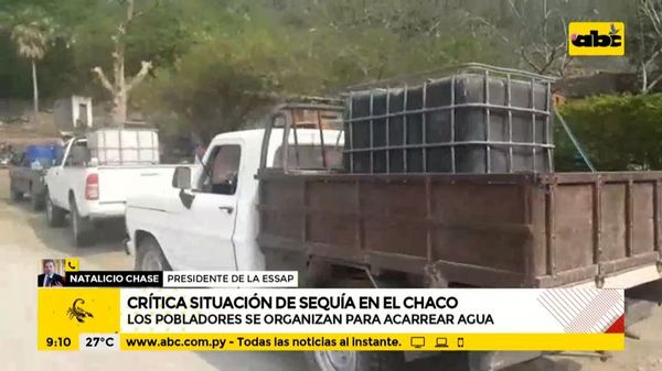 Intentarán contener de “forma momentánea” la falta de agua en el Chaco - A la gran 730 - ABC Color