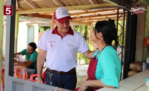 Nelson Cano asegura la preferencia de electores en Hernandarias