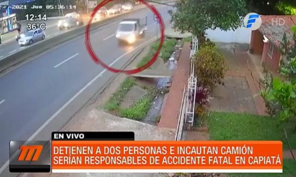 Dos detenidos por accidente fatal en Capiatá | Telefuturo