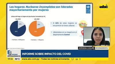 Informe sobre impacto covid en el empleo y en los ingresos: El rol de las mujeres jefas - Enfoque económico - ABC Color