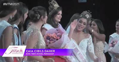 La Nación / Miss Teen Model International 2021: la paraguaya Caia Cibils Daher es la nueva soberana