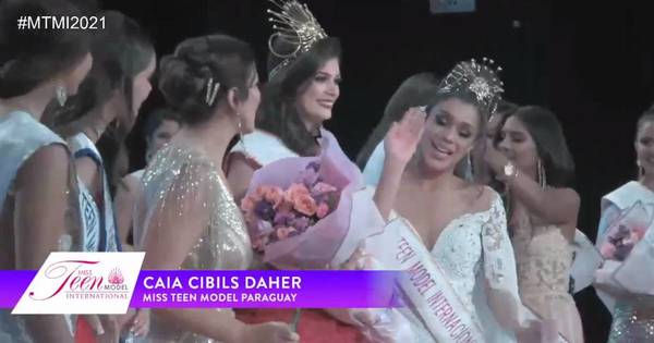 La Nación / Miss Teen Model International 2021: la paraguaya Caia Cibils Daher es la nueva soberana