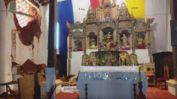 Denuncian  incumplimiento en la reparación de la iglesia San Joaquín