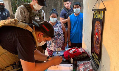 Madre e hijo son detenidos por distribuir drogas en Villa Hayes - OviedoPress
