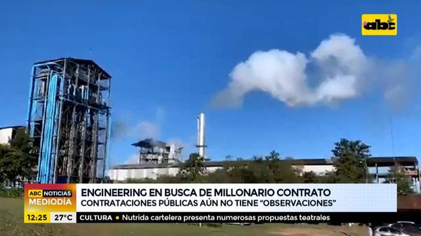 Engineering, en busca de nuevo millonario contrato - ABC Noticias - ABC Color