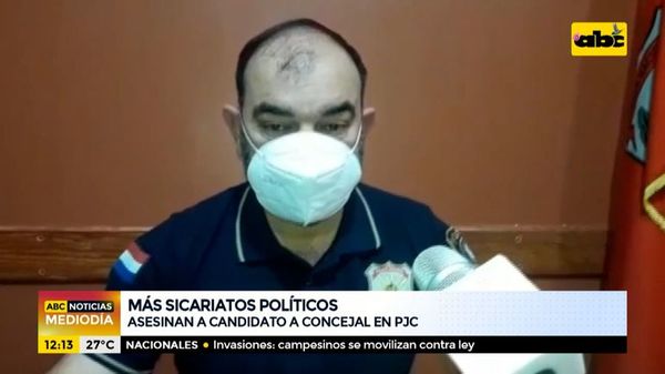 Asesinan a candidato a concejal en Pedro Juan Caballero - ABC Noticias - ABC Color