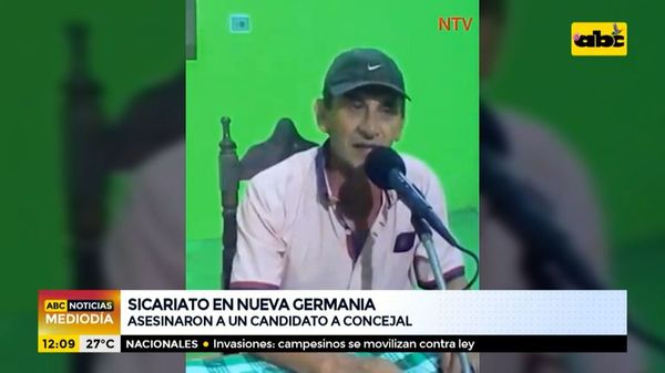 Sicariato en Nueva Germania - ABC Noticias - ABC Color