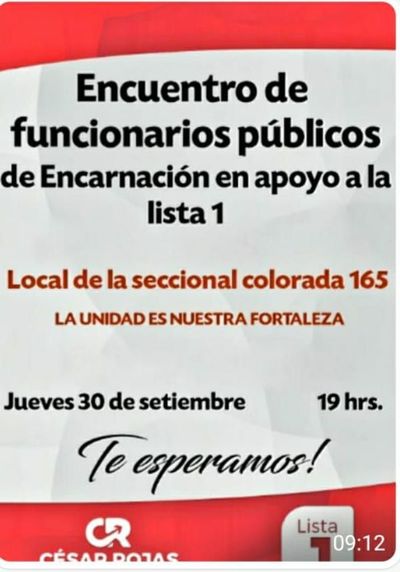 Opositores de Encarnación denuncian prácticas stronistas con miras a las elecciones municipales - Nacionales - ABC Color