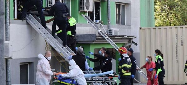 Siete pacientes con covid murieron en un incendio en un hospital en Rumania