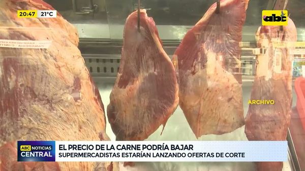 El precio de la carne podría bajar - ABC Noticias - ABC Color