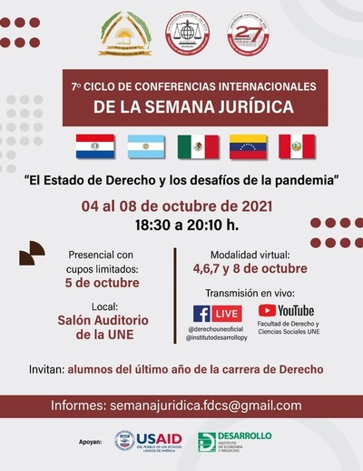 Preparan Semana Jurídica en la Facultad de Derecho de la UNE - ADN Digital