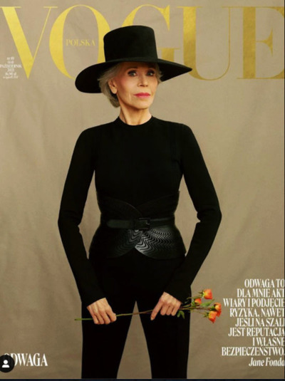 Jane Fonda, la actriz ícono de Hollywood, deslumbró como portada de Vogue a los 83 años | OnLivePy