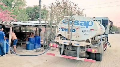 Alivio para  chaqueños con la llegada de agua de la Essap