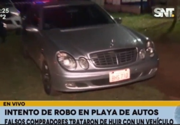 Inseguridad al día en San Lorenzo: Pidieron probar un auto para luego darse a la fuga » San Lorenzo PY