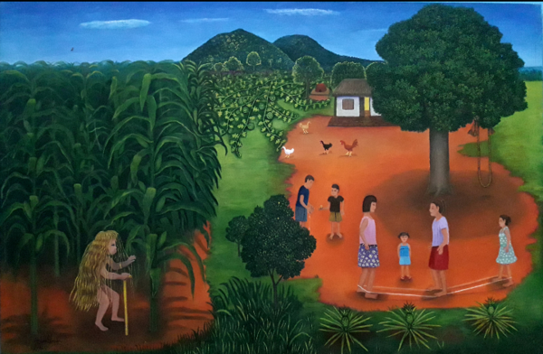 Diario HOY | “Nuevos enfoques naif: mitos, fiestas y procesiones”: Muestra de pintura en Centro Cultural del Lago