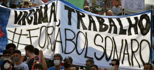 Decenas de miles de brasileños protestan para pedir Fuera Bolsonaro