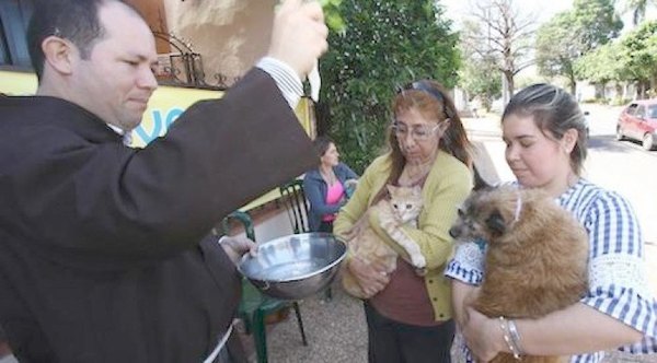 Crónica / Capuchinos comenzaron a bendecir a las mascotas