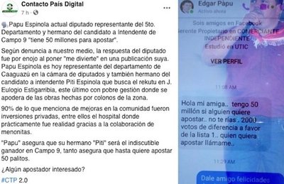 Crónica / ¿Un diputado paró 50 palos por el hermano?