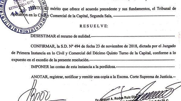 Nuevo fracaso judicial de la Secta Moon por tierras en Puerto Casado