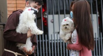 Capuchinos realizan la bendición de mascotas