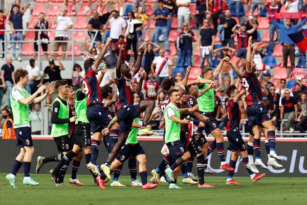 Federico Santander volvió a tener minutos en Bologna - Fútbol Internacional - ABC Color