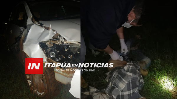 PEATÓN FALLECIÓ ATROPELLADO SOBRE RUTA PY 7 EN CAPITÁN MEZA