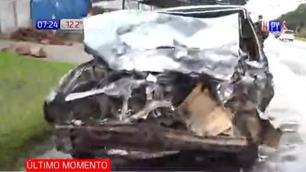 Taxista falleció en un choque frontal en Itá