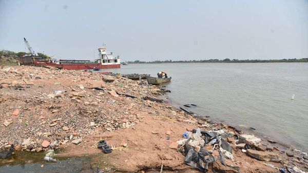 Lluvias ponen freno a bajante del río Paraguay, pero situación es extrema