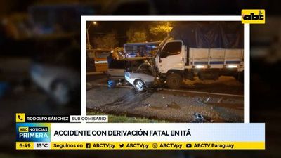 Accidente con derivación fatal en Itá - ABC Noticias - ABC Color