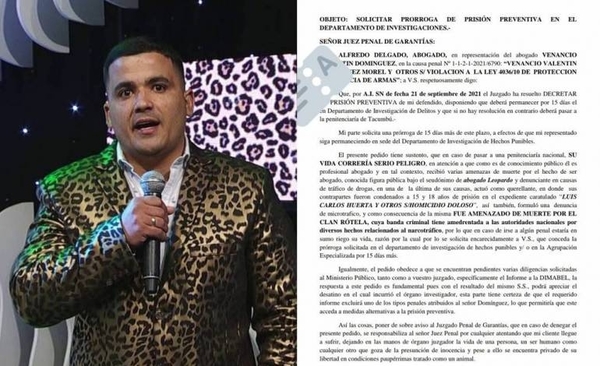 Diario HOY | "Abogado Leopardo" afirma haber recibido amenazas de muerte y pide no ir a una cárcel