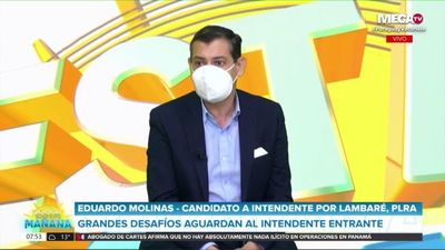 Candidato Eduardo Molinas propone bajar cantidad de funcionarios del municipio de Lambaré a 400 - Megacadena — Últimas Noticias de Paraguay